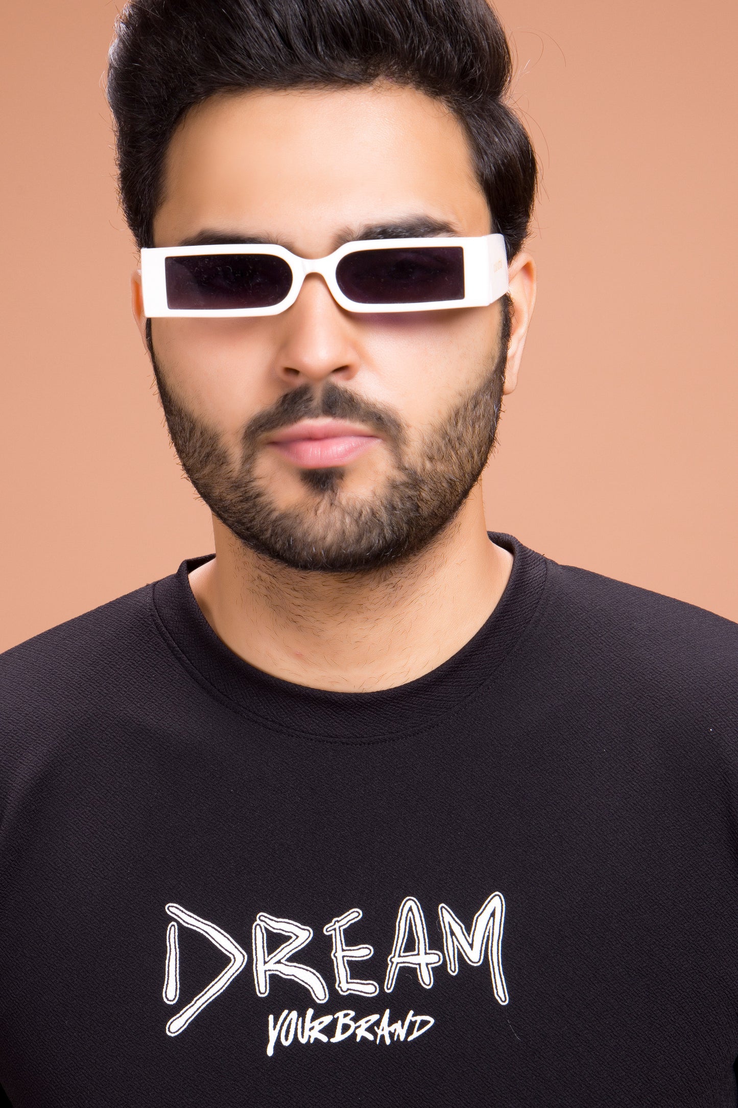 DREAM YOUR BRAND” Minimal Black T-Shirt